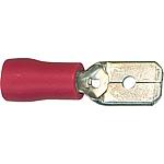 Cosses électriques T CON.MH jusqu'à 1,5mm², 2,8x0,5mm, rouge, Pièce = 100