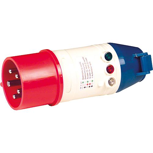 Adaptateur d'essai CEE, avec testeur de champs rotatif Standard 1