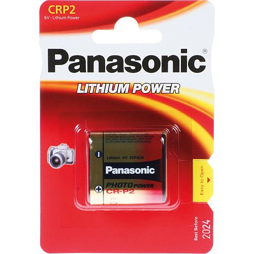 Piles lithium pour appareils photos Panasonic CR-P2PEP Standard 1