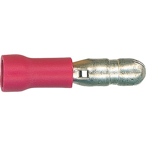 Cosses électriques rondes semi-isolées, rouge Standard 1