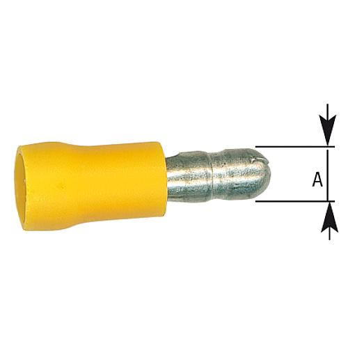 Cosses électriques rondes semi-isolées, jaune Anwendung 1
