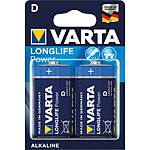 VARTA High Energy Piles V 4920 Blister B2, Mono 1,5V  LR20 emballage 2 pieces