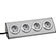 Multiprise d´angle, 4 prises en alu Standard 1