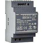 Bloc d´alimentation pour rail REG HDR6015
