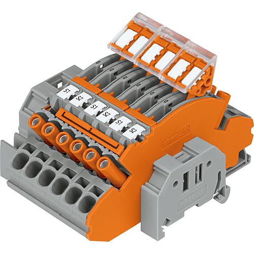 Bloc de bornes pour circuit de transformateur triphasé Wago Anwendung 1