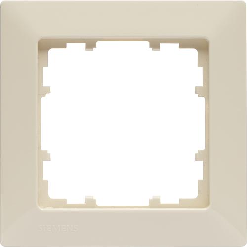 Cadre dim 80- mm 1 compartiment, 80 mm x 80 mm Blanc electrique / 1pc