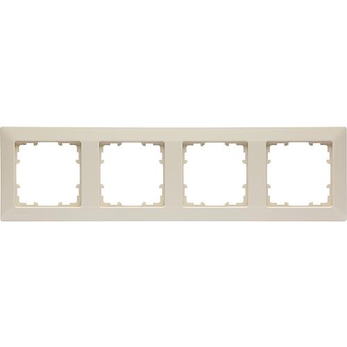 Cadre, DELTA LINE, blanc électrique (RAL 1013) série I-System Standard 4