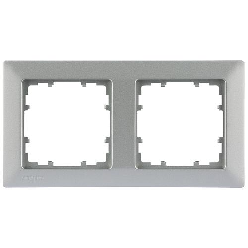 Cadre, DELTA LINE, aluminium métallique (similaire à RAL 9006) série I-System Standard 2