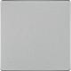 Interrupteur a bascule neutre Aluminium metallique; 55mmx55 mm Type de protection IP20/ 1pc