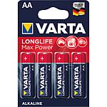 Piles Varta Longlife Max Power, Mignon AA