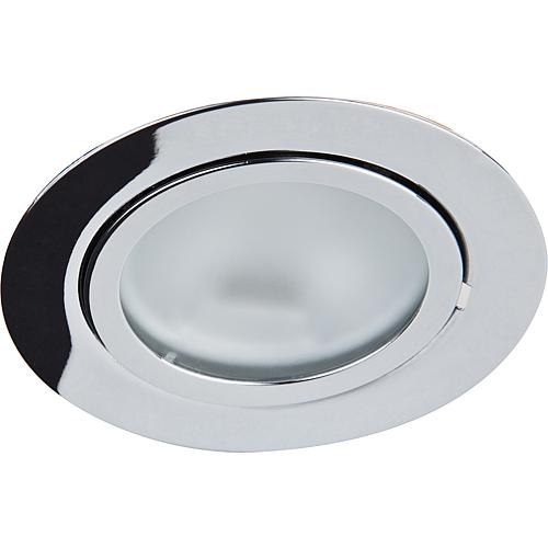 Spot De Meuble De Salle De Bain A Encastrer Acier Rond