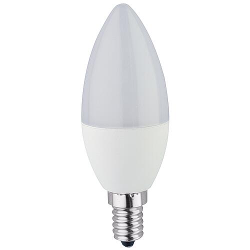 Lampe LED forme bougie, mat Standard 1