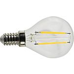 Lampes LED filament forme goutte, clair