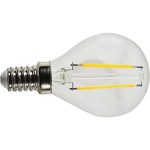 Lampes LED filament forme goutte, clair Standard 1