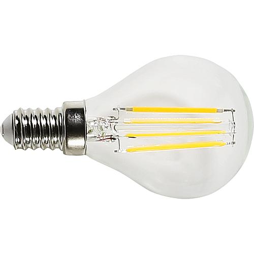 Lampes LED filament forme goutte, clair Standard 2