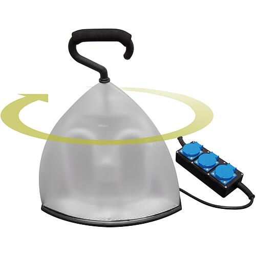 Lampe de travail à LED BCL 360°, 165 W (230 V - DE) y compris 2 prises de courant Standard 1