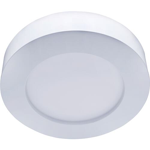 Plafonnier LED encastré et apparent rond, 15W 1500lm D=220mm dimmable