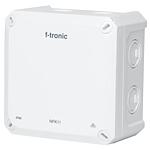 Boîte de dérivation FR 110x110x67mm, encoches d'ouverture IP66, PS, blanc, NFK11ws