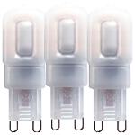 Ampoule LED - capsule G9 2.5W 240lm 2700K givré 270° pack de 3