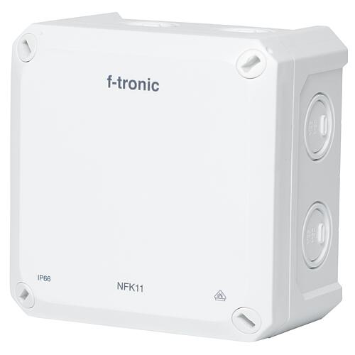 Boîte de dérivation FR 110x110x67mm, encoches d'ouverture IP66, PS, blanc, NFK11ws