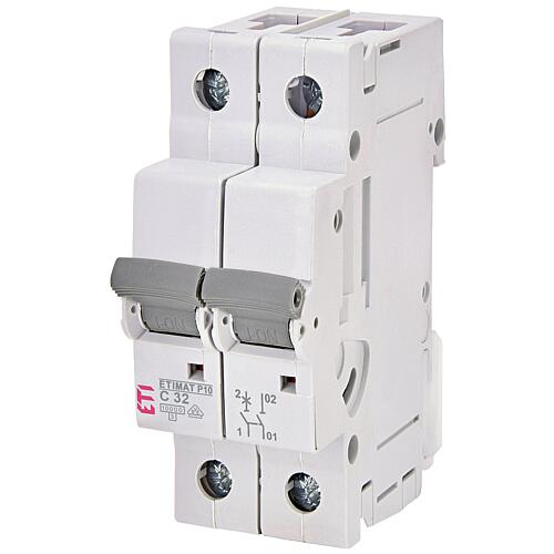 ETI Disjoncteurs automatiques ETIMAT P10 1-pôle + N, 10kA, C32, REG
