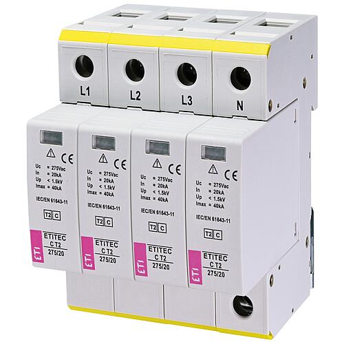 ETI Disjoncteur surpression ETITEC C T2 275/20 4+0, REG