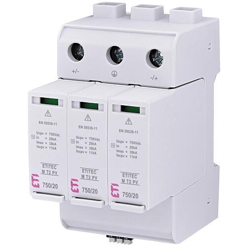 ETI Disjoncteur surpression pour PV, ETITEC M T2 PV 1500/20 Y RC, REG