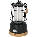 Lampe de camping AKKU CAL 1 avec corde de chanvre et socle en bambou