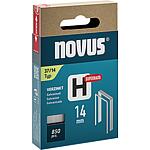 Agrafe en fil fin Novus type H 37/14 galvanisé, super dur