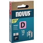 Agrafe à fil plat Novus type F 53F/10 galvanisé, extra dur UE: 600 pièces