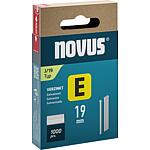 Clous pour agrafeuses Novus type E J/19 galvanisés