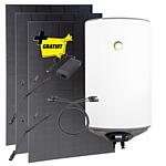 Kits de démarrage PV-Boiler, 80 l, avec 3 x PV Panel, câble de raccordement et bloc d'alimentation GRATUIT