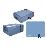 Kit PV, Solplanet, 10 Eau froide, Ballons tampons 10,24 Eau froideh extensible, 6 pièces