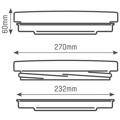 Plafonnier LED, rond Anwendung 5