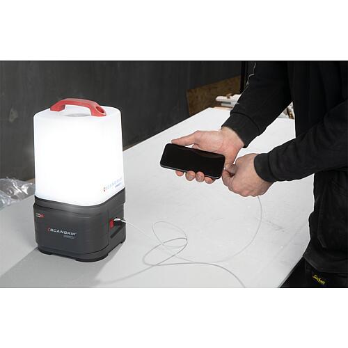 Projecteur de chantier LED sans fil scangrip® AREA 10 CONNECT 360°, 12/18 V sans batterie ni Chargeur Anwendung 7
