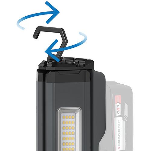 Projecteur à LED sans fil scangrip® DUO CONNECT, 12/18 V sans batterie ni Chargeur Anwendung 3