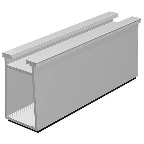 Rail HS HK 125 XL 50 en alu, l=125 mm, h=50 mm