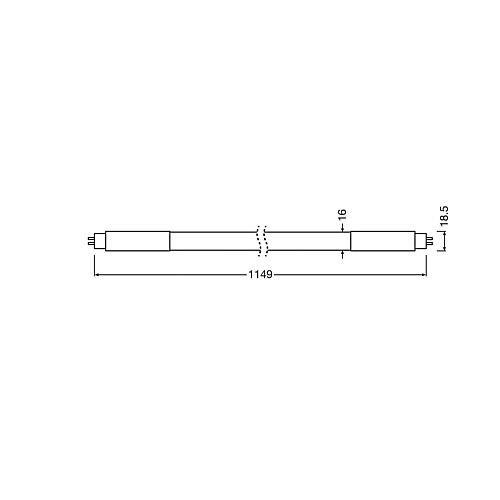 Tubes LED - T5 pour ballast électronique (EVG) Anwendung 1
