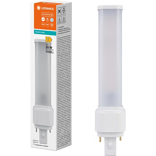 LED Dulux 9W à deux broches