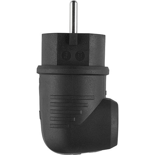 Gummi Schutzkontakt-Winkelstecker Original Standard 1
