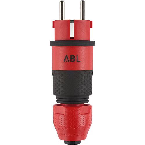 2C Fiche à contact de protection Prof. 2Elamid-2C, rouge, IP54, type 1530