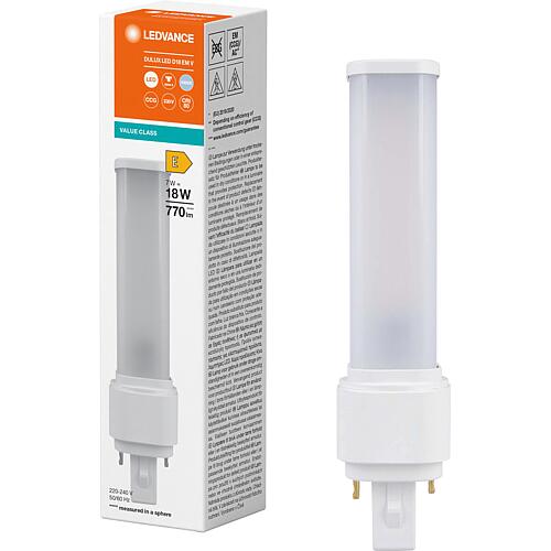 LED Dulux 7W à deux broches