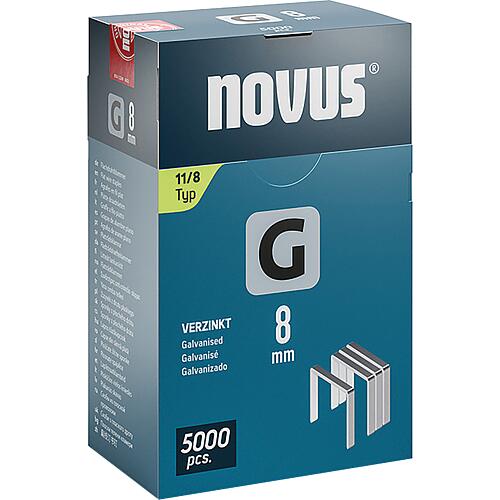 Pince à fil plat Novus type G 11/8 galvanisé Standard 1