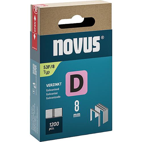 Pince à fil plat Novus type F 53F/8 galvanisé Standard 1