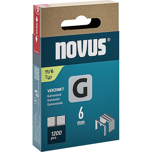 Pince à fil plat Novus type G 11/6 galvanisée Standard 1