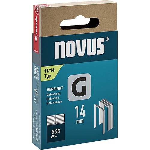 Pince à fil plat Novus type G 11/14 galvanisé Standard 1