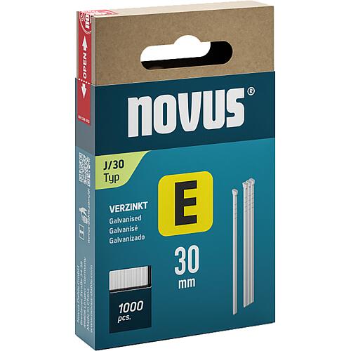 Clous pour agrafeuses Novus type E J/30 galvanisés Standard 1