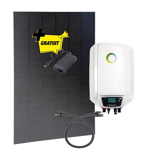Kits de démarrage PV-Boiler, 10 l, avec panneau PV, câble de raccordement et bloc d'alimentation GRATUIT Standard 1