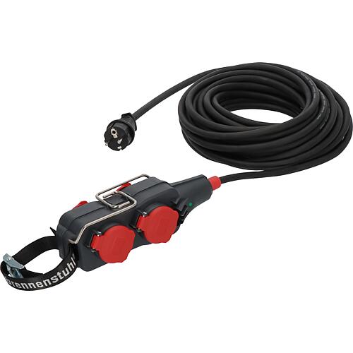 Câble de rallonge brennenstuhl® Professional avec prise de distribution PB 1100 H07RN-F 3G1,5, longueur (m) : 15 Standard 1