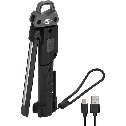 Lampe de poche à LED brennenstuhl® HL 400 AC, 3,7 V avec batterie 0,8 Ah Standard 1